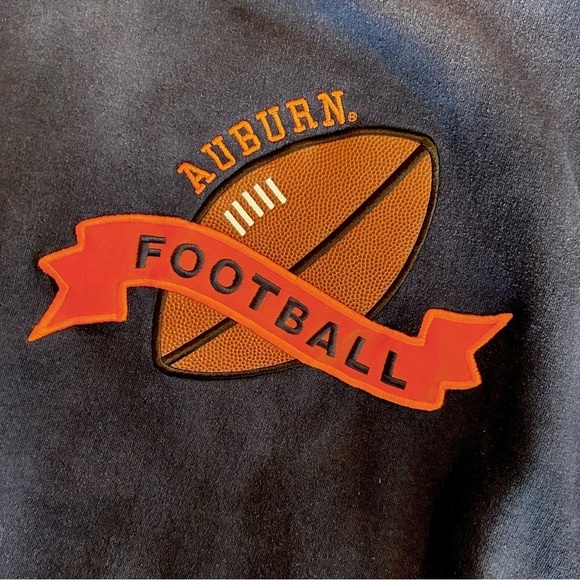 Auburn Football Jerzees Vintage 90s Embroidered Logo Crewneck Unisex L - Picture 7 of 10